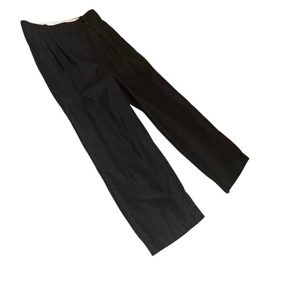 Aritzia Wilfred Linen Blend Effortless Pant • Black • US 2 - Picture 2 of 13